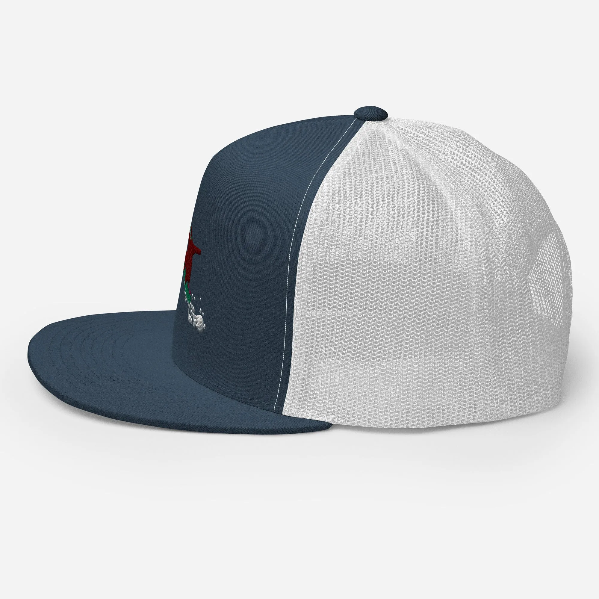Goldie the Grizzly Boarding Trucker Cap