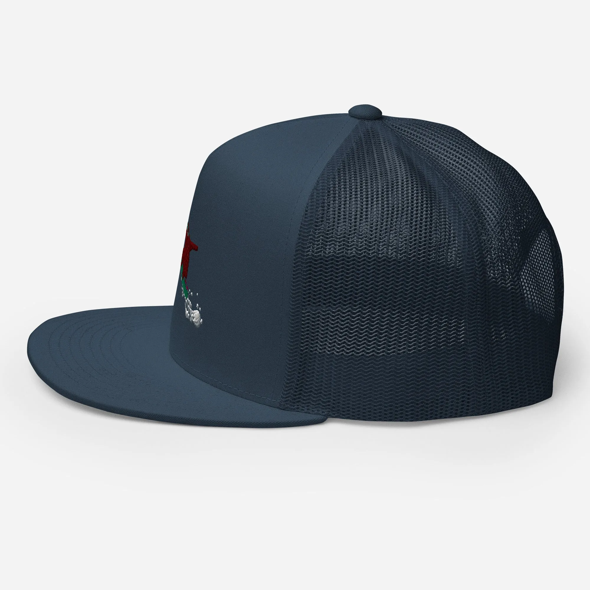 Goldie the Grizzly Boarding Trucker Cap