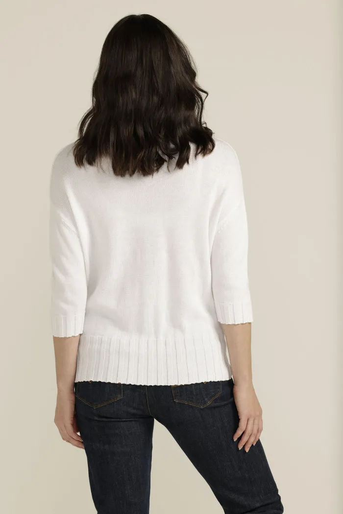 Goondiwindi Cotton 3/4 Sleeve Boxy Jumper - 4 Colours