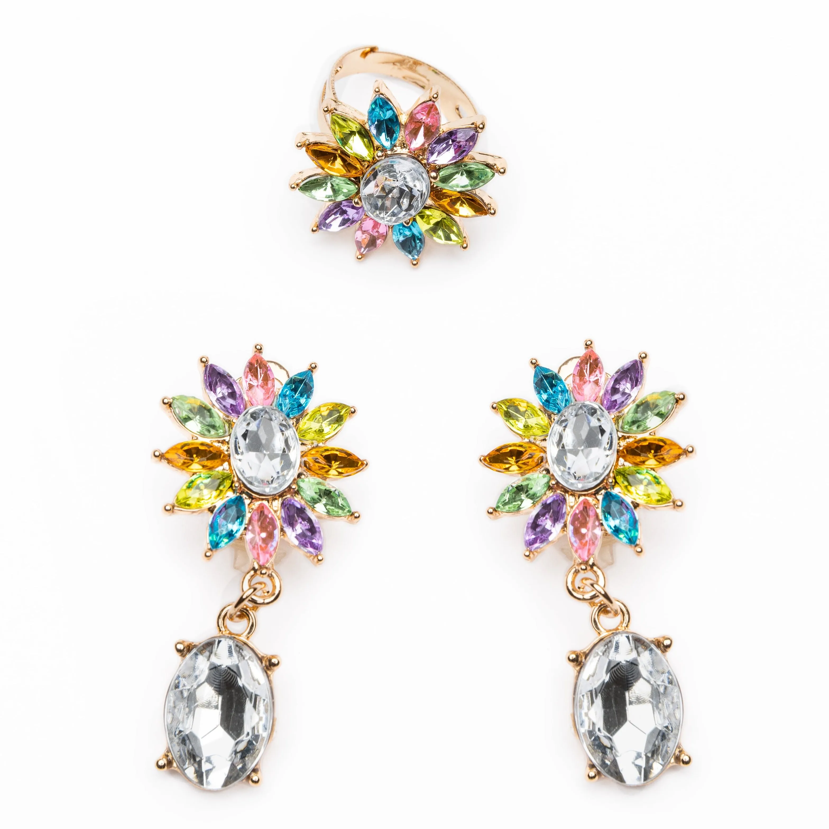 Great Pretenders The Victoria Earrings & Ring 3pc Set