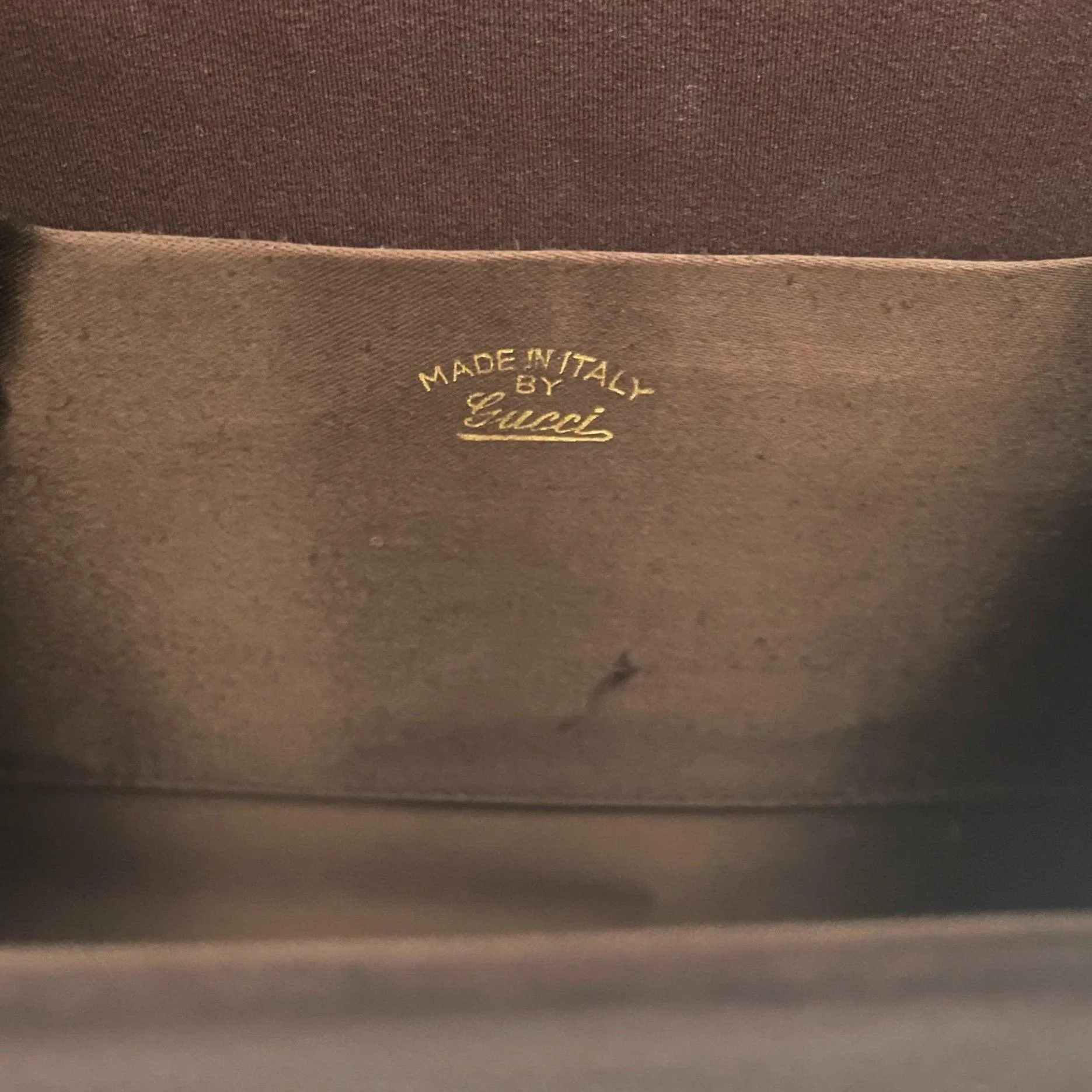 Gucci Brown Mini Logo Bag