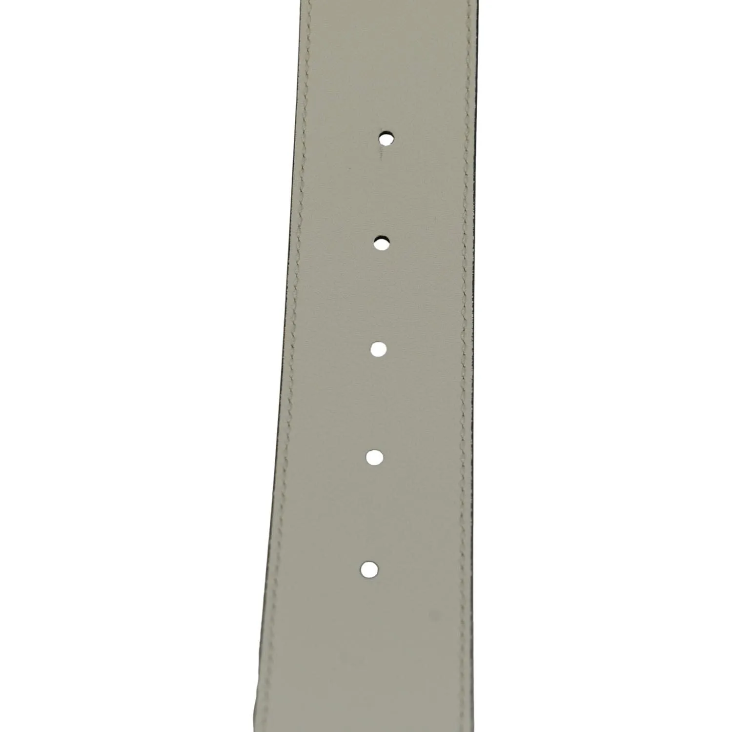 GUCCI Double G buckle Marmont Leather Belt Off White 400593 Size 70/28