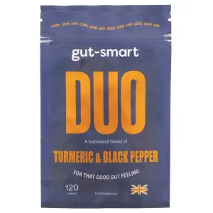 Gut-Smart | DUO Turmeric & Black Pepper | 120 tablets