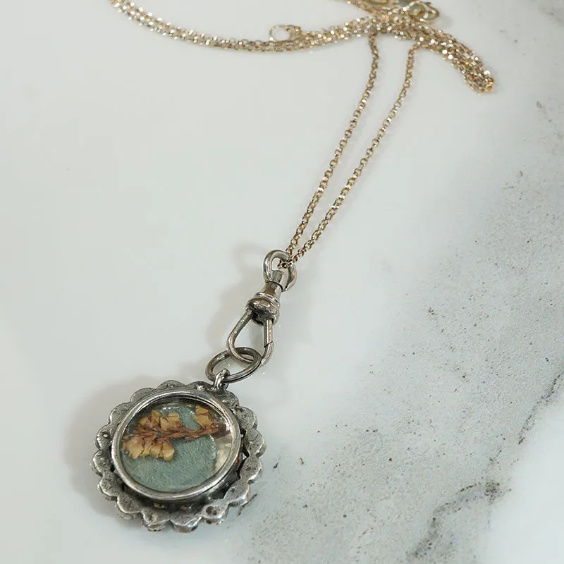 Hand Painted 18thc Miniature Locket Pendant