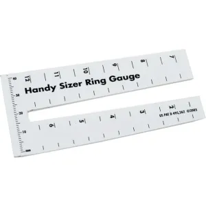 Handy At-home Sizer Ring Gauge