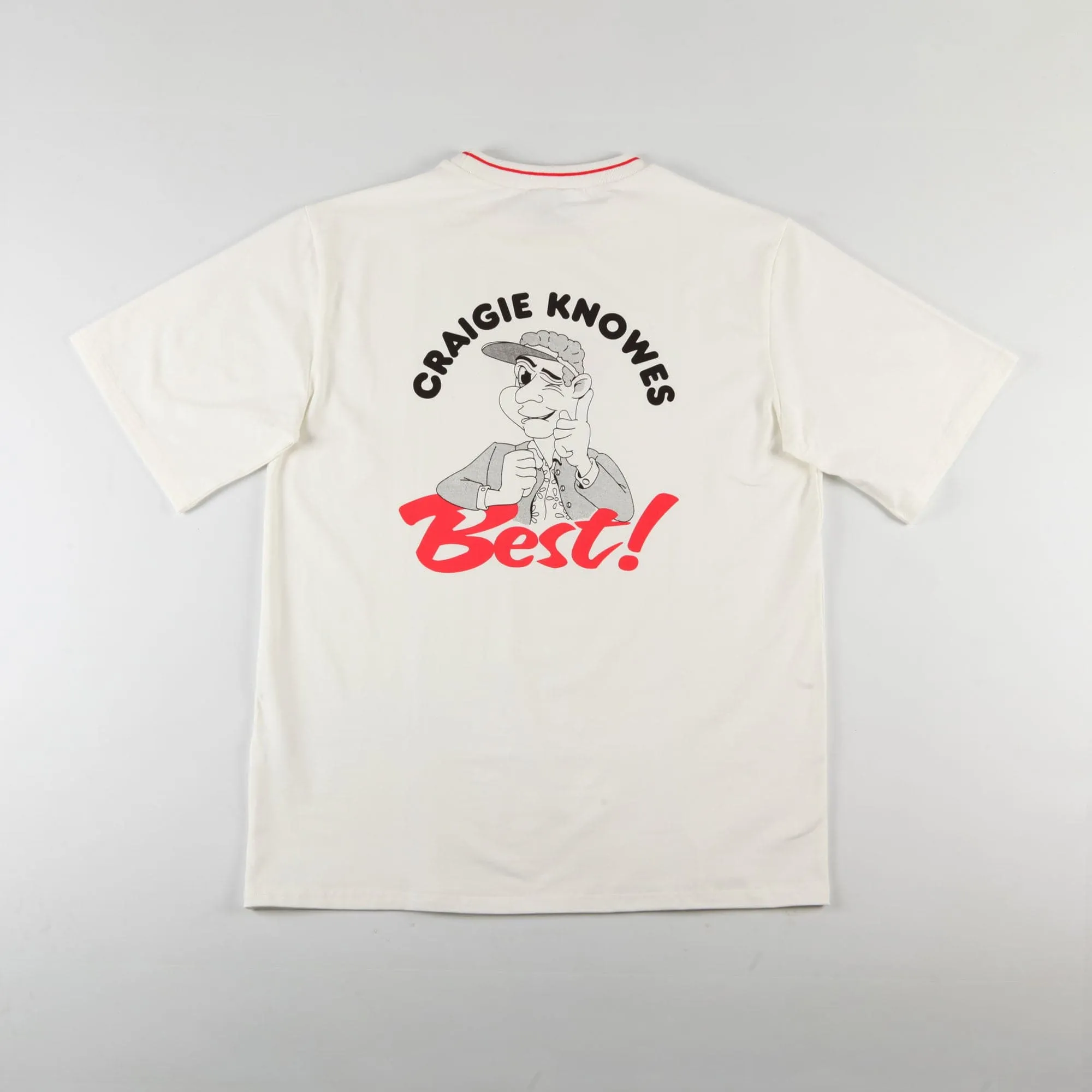 Handy X Craigie 'Who Knows Best' T-Shirt (White)