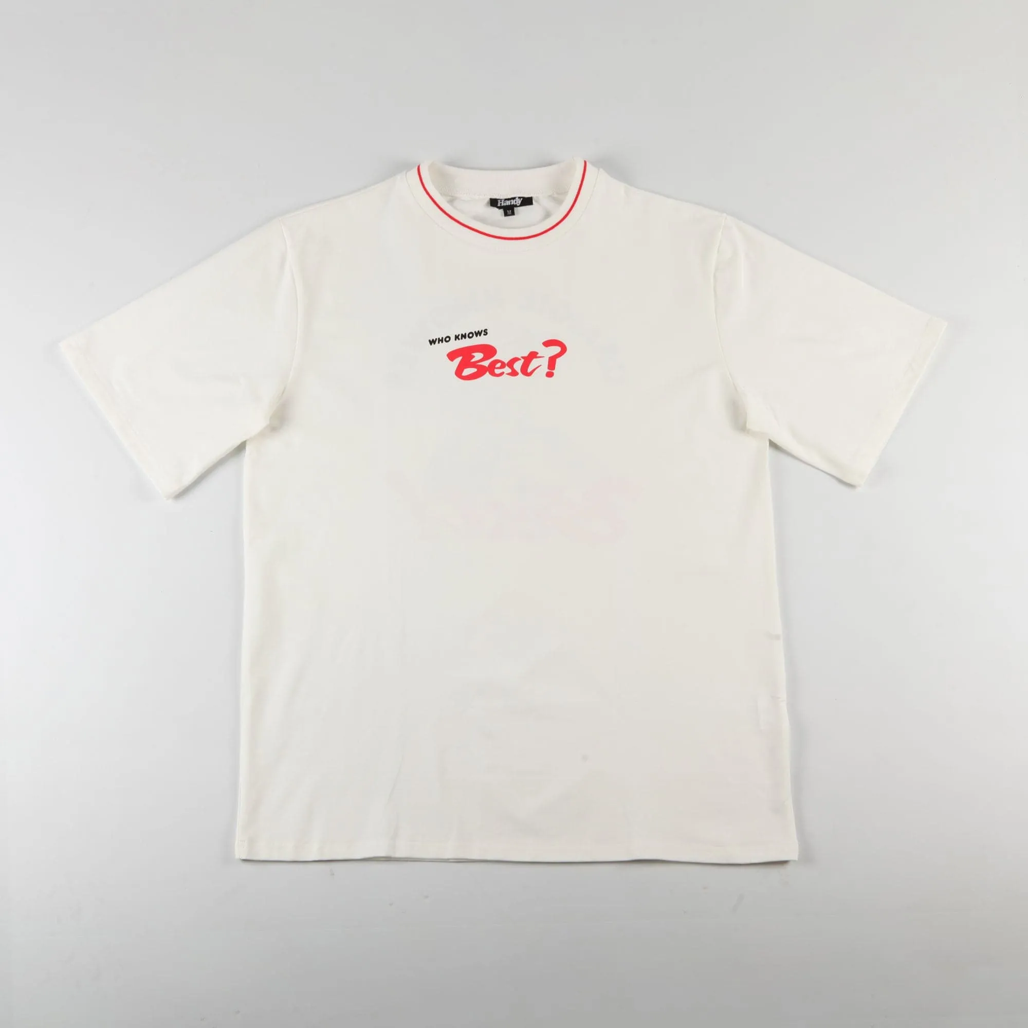 Handy X Craigie 'Who Knows Best' T-Shirt (White)