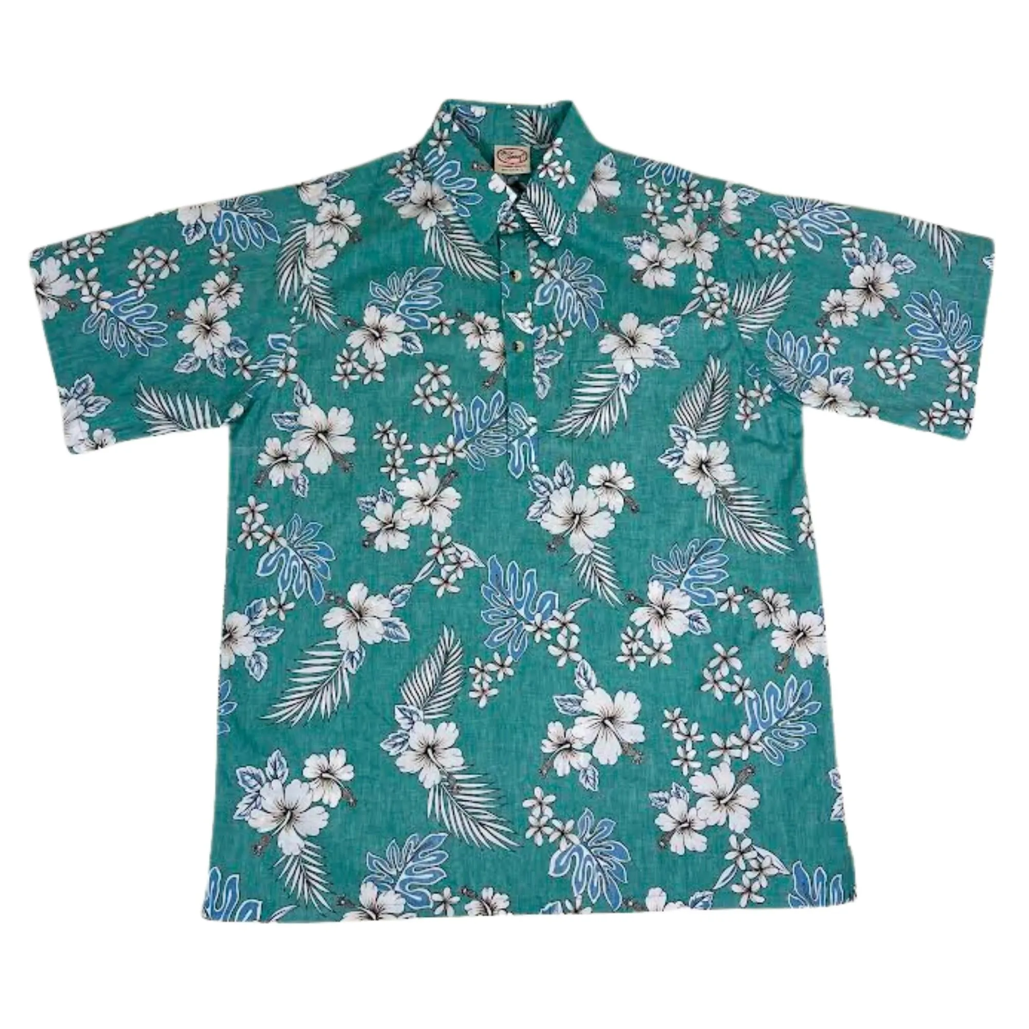 Haole Hibiscus Pullover (Jade)