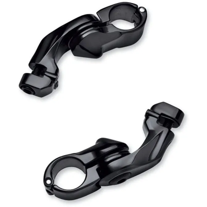 Harley-Davidson® Adjustable Highway Peg Mounting Kit - Angled Black