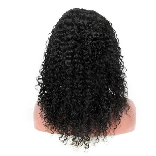 HD Lace Deep Curly Human Hair Full Lace Wig AAB10