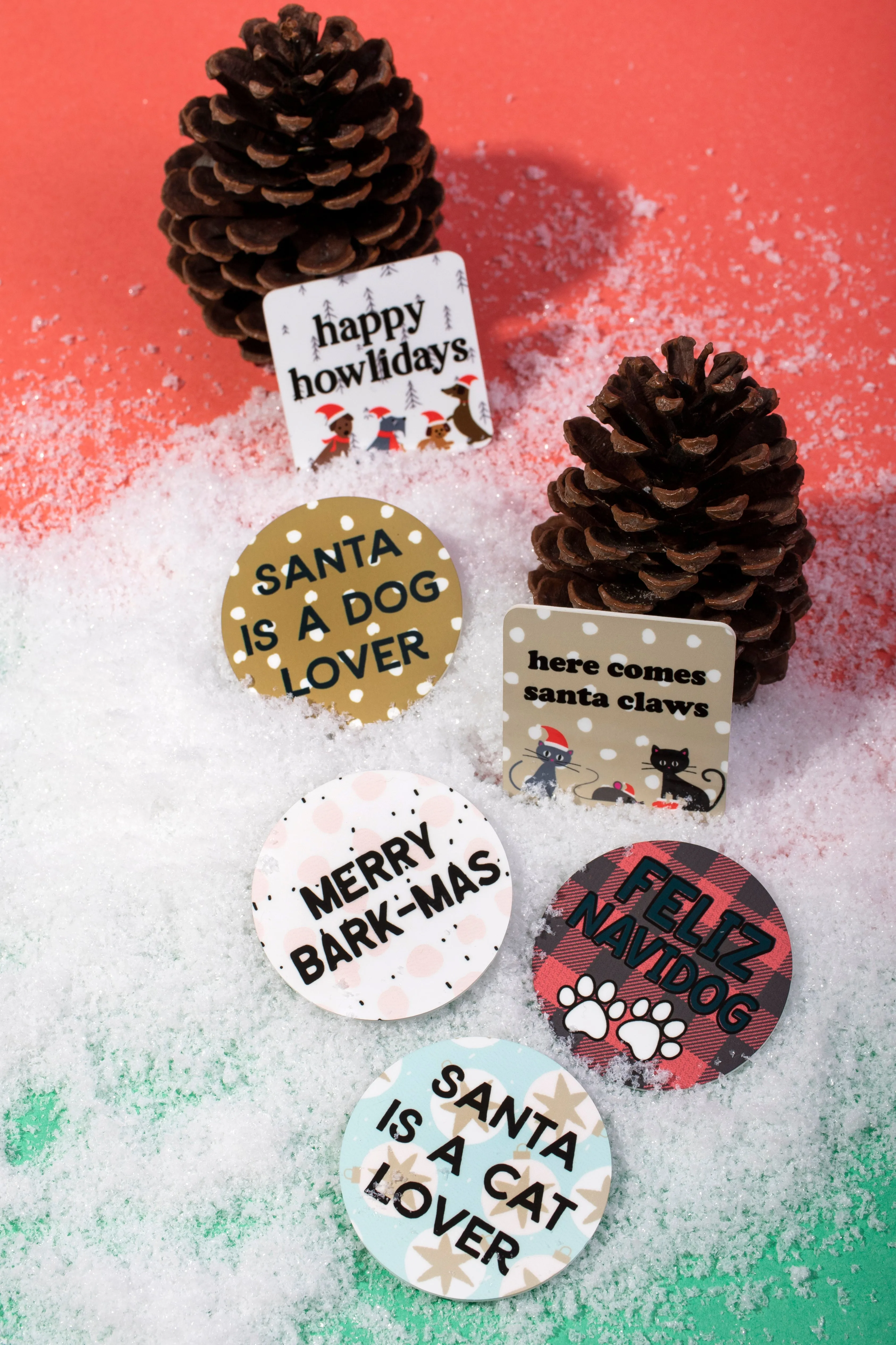 Here Comes Santa Claws Magnet (WS)