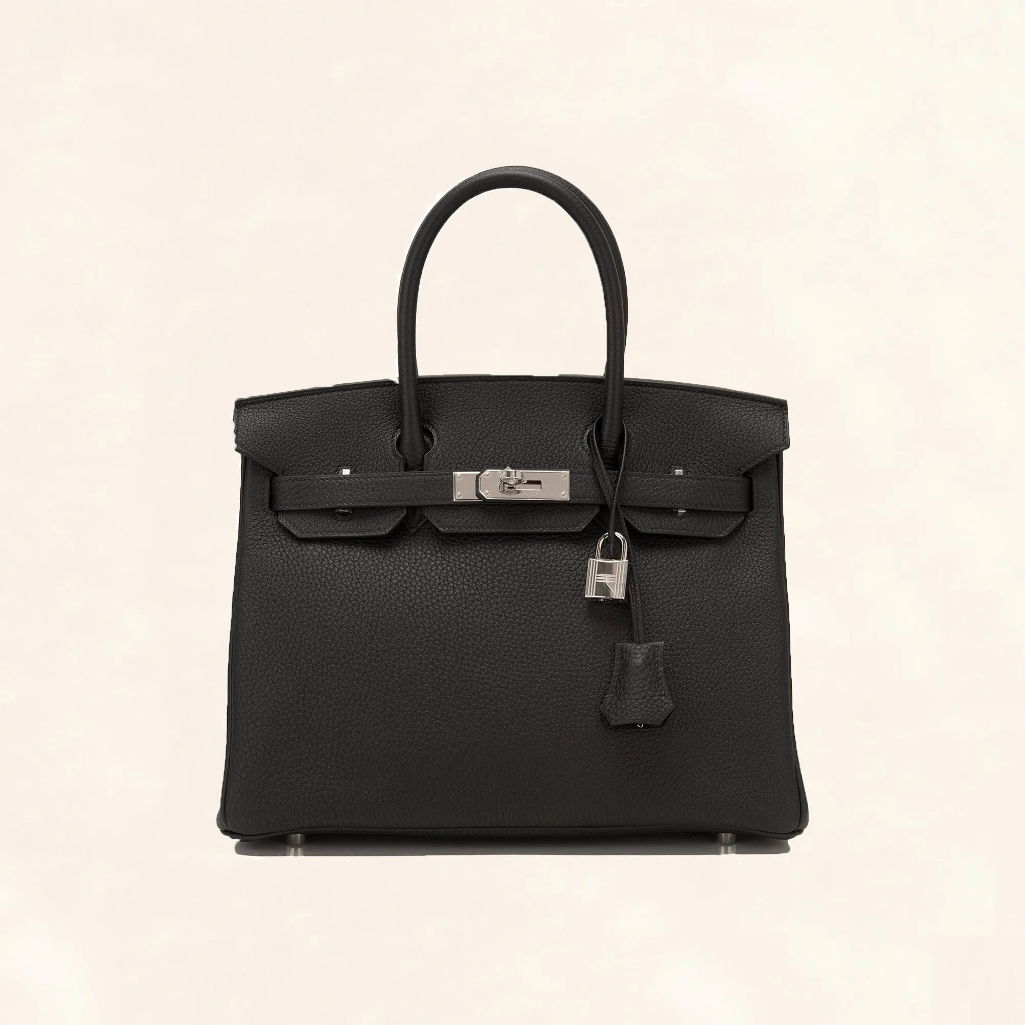 Hermès | Black Togo Birkin with Silver Hardware | 30