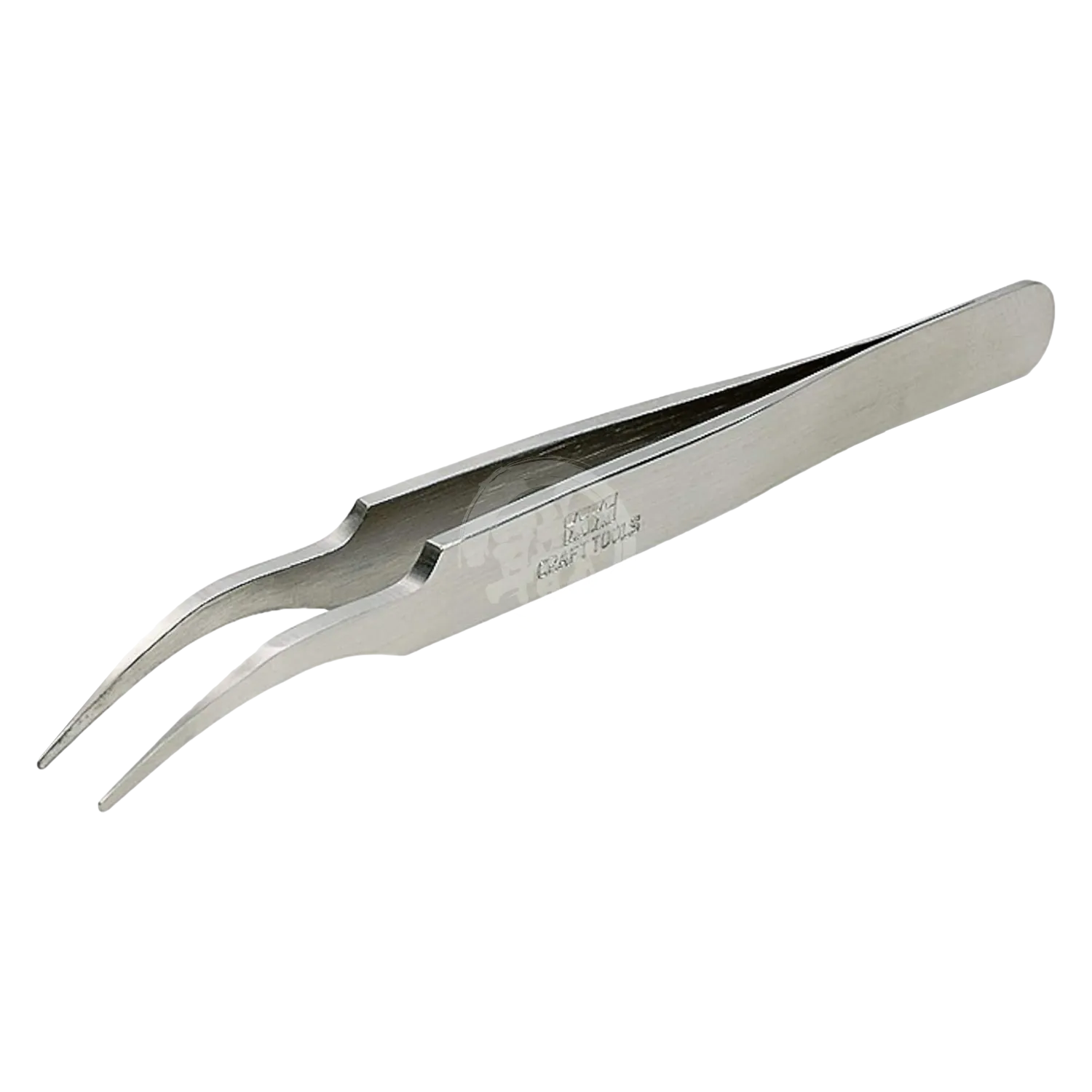 HG Angled Tweezers Round Tip [74108]