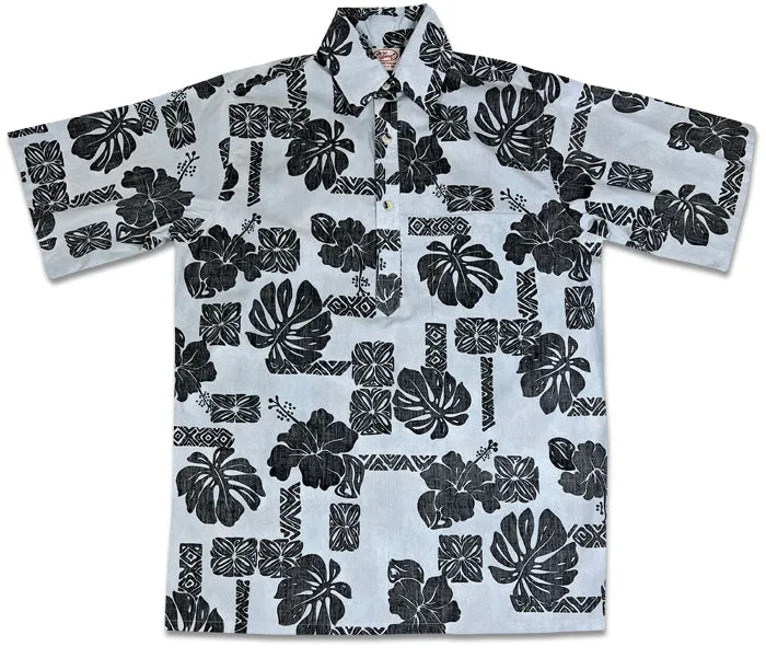 Hibiscus Pareo Pullover (Silver)