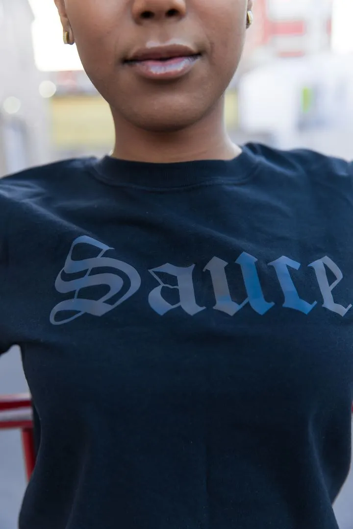 Holographic Reflective Sauce (OE) | Black Tee