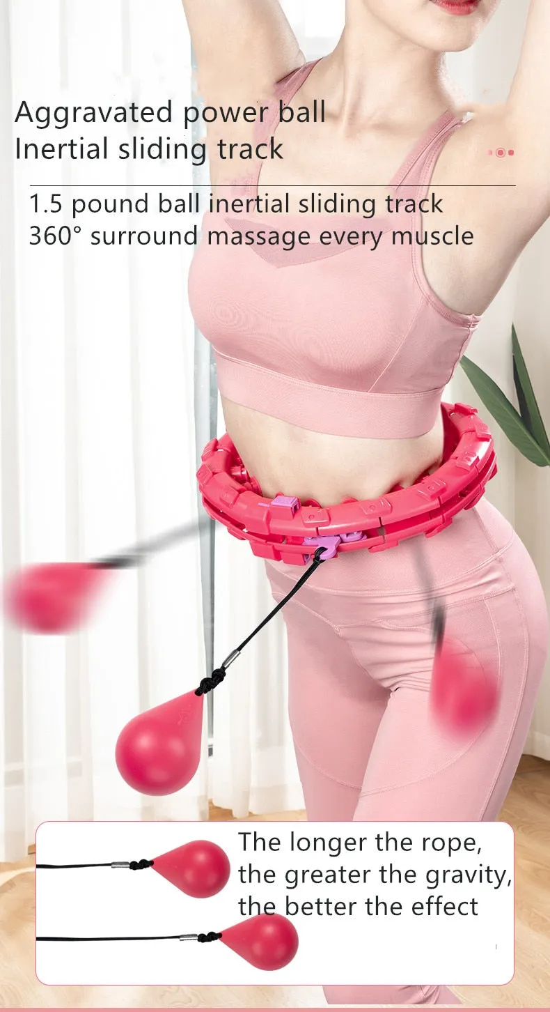 Home Fitness Smart Hoops Circle Adjustable Waist Training Ring