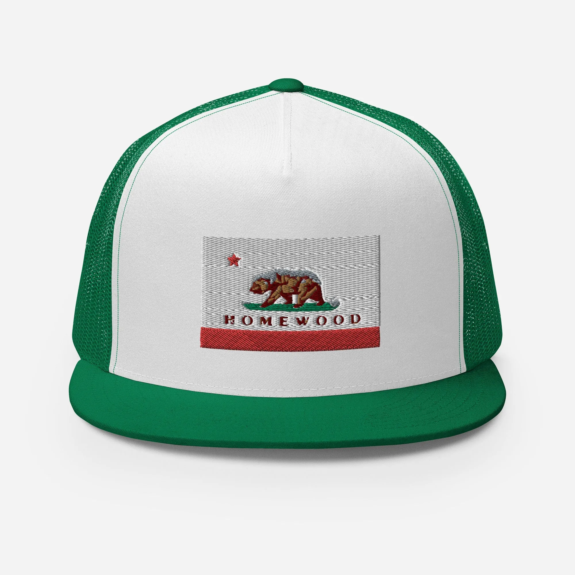 Homewood CA Flag Trucker Cap