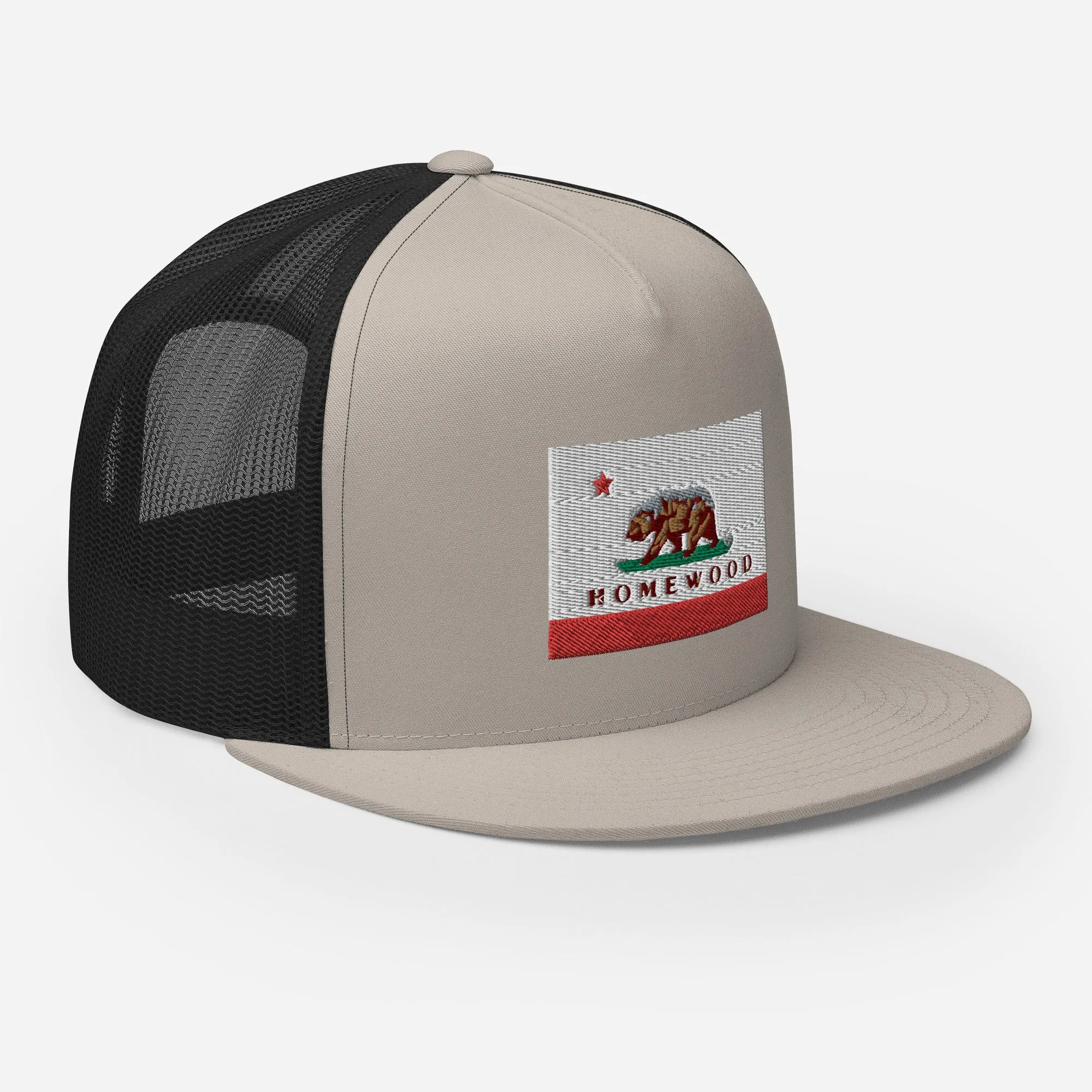 Homewood CA Flag Trucker Cap