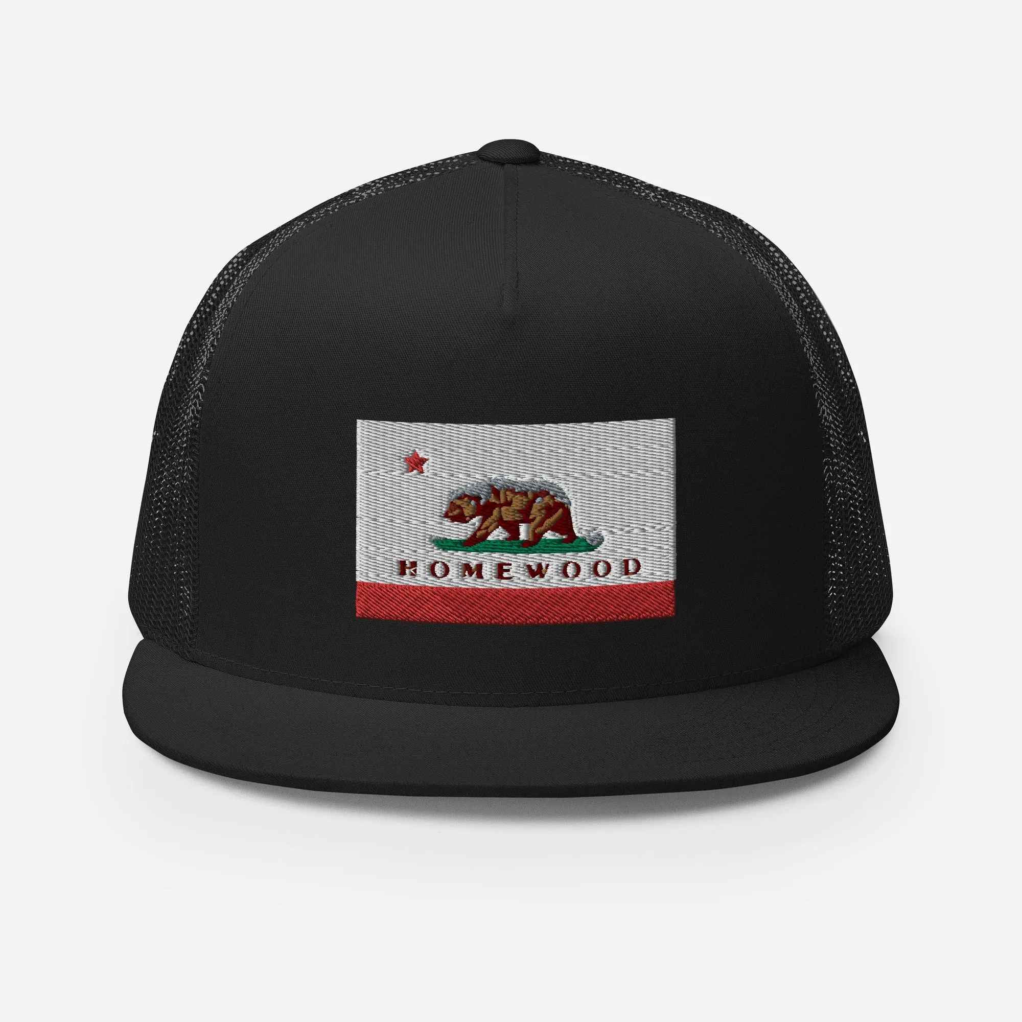 Homewood CA Flag Trucker Cap
