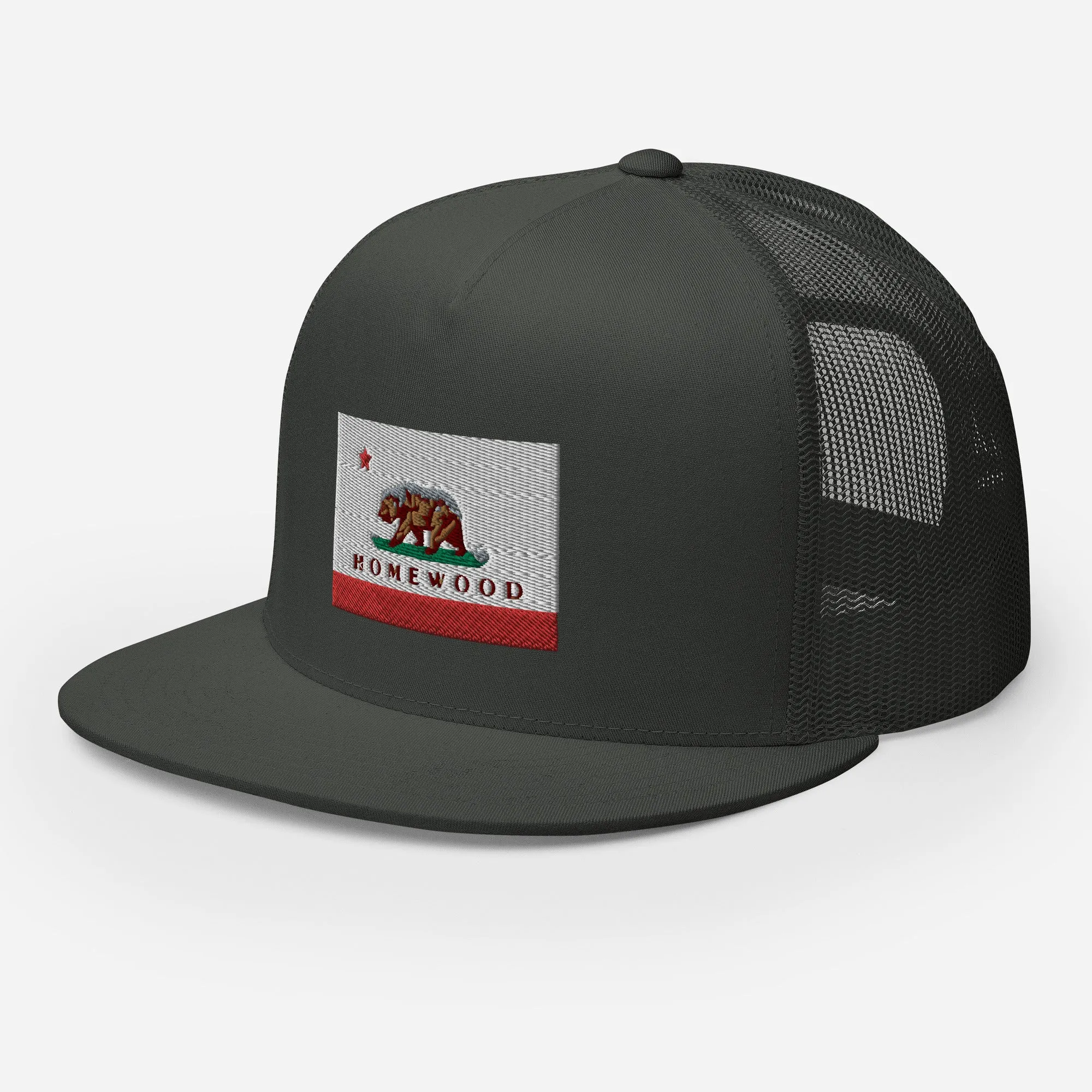 Homewood CA Flag Trucker Cap