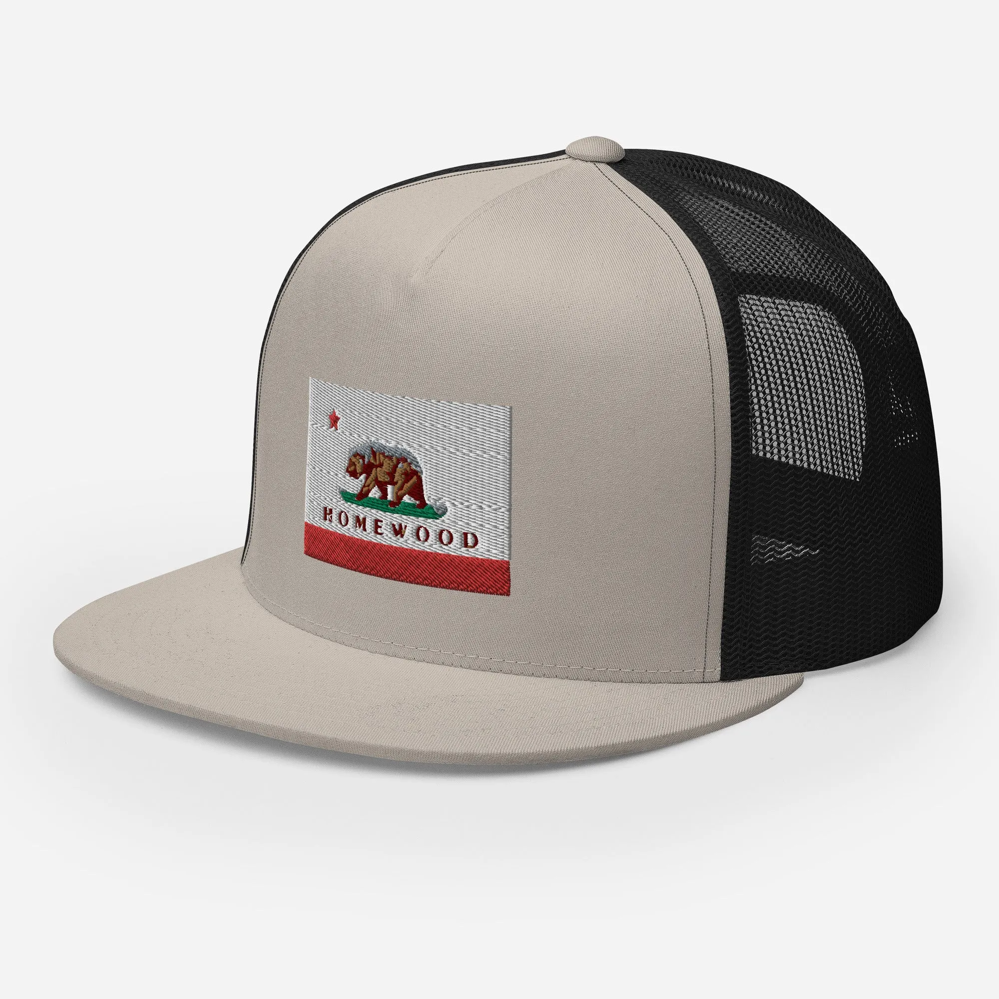 Homewood CA Flag Trucker Cap