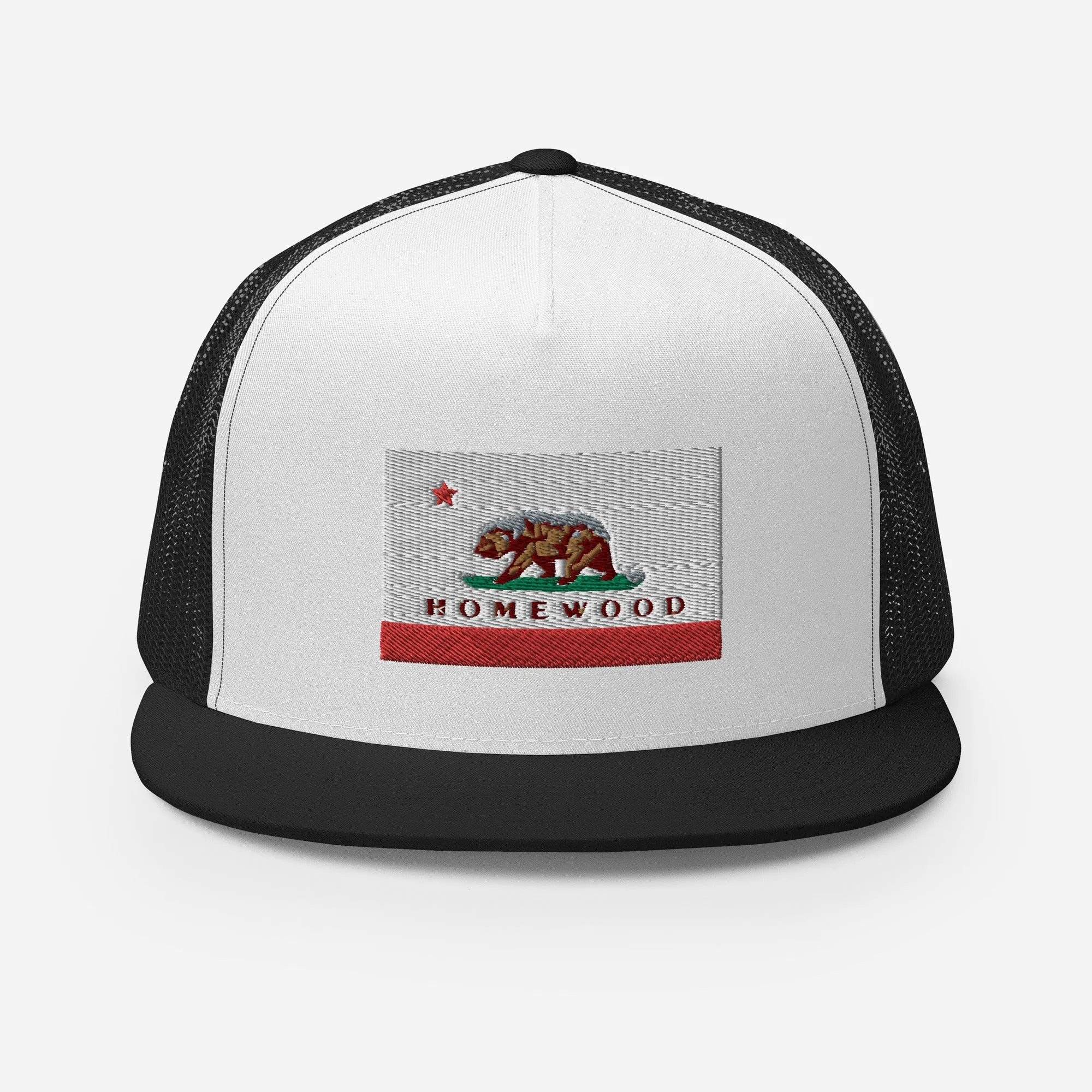 Homewood CA Flag Trucker Cap