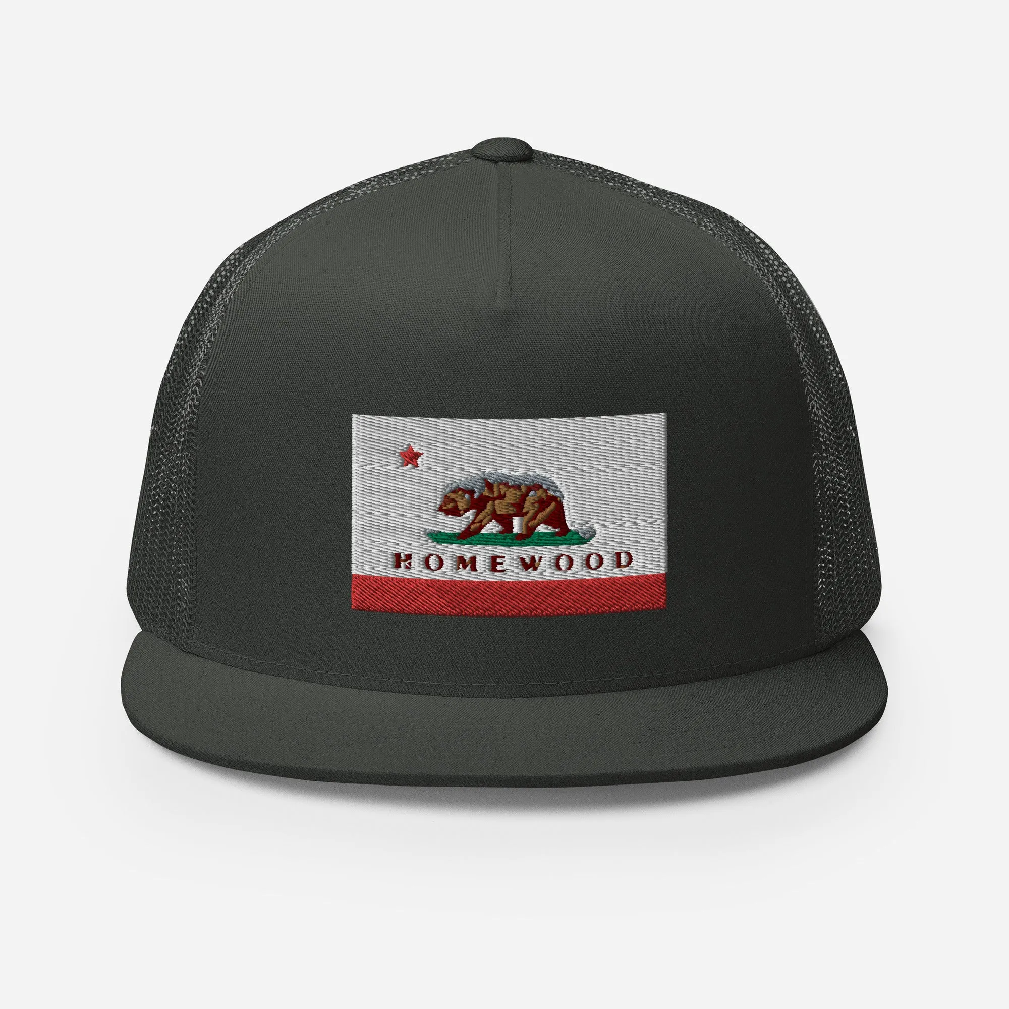 Homewood CA Flag Trucker Cap