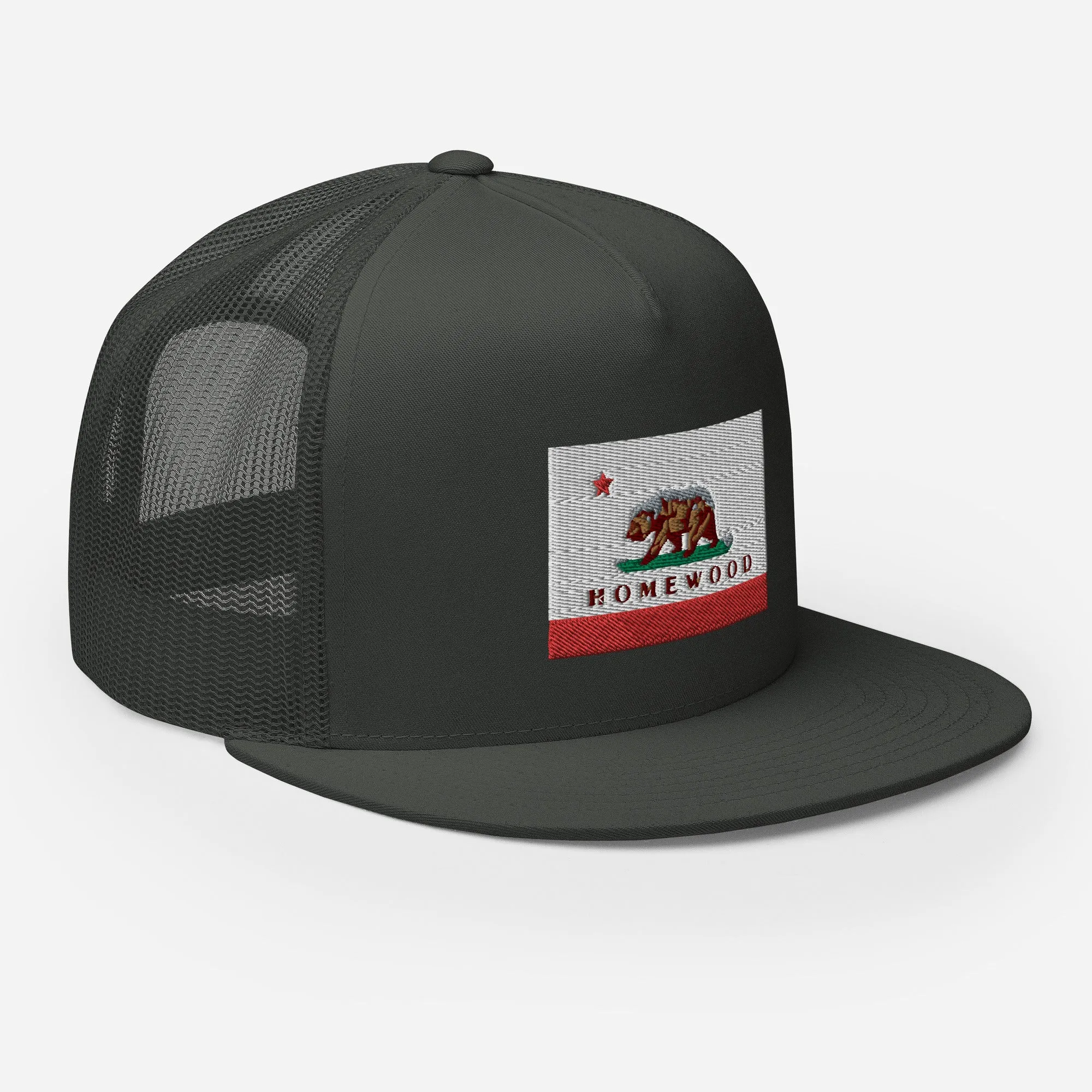 Homewood CA Flag Trucker Cap