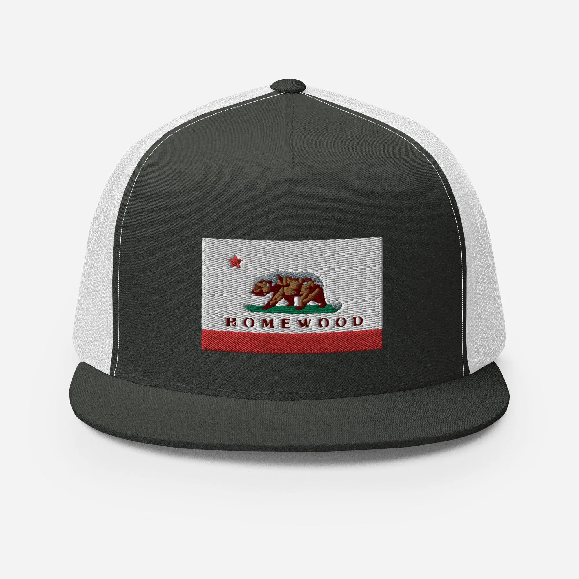 Homewood CA Flag Trucker Cap