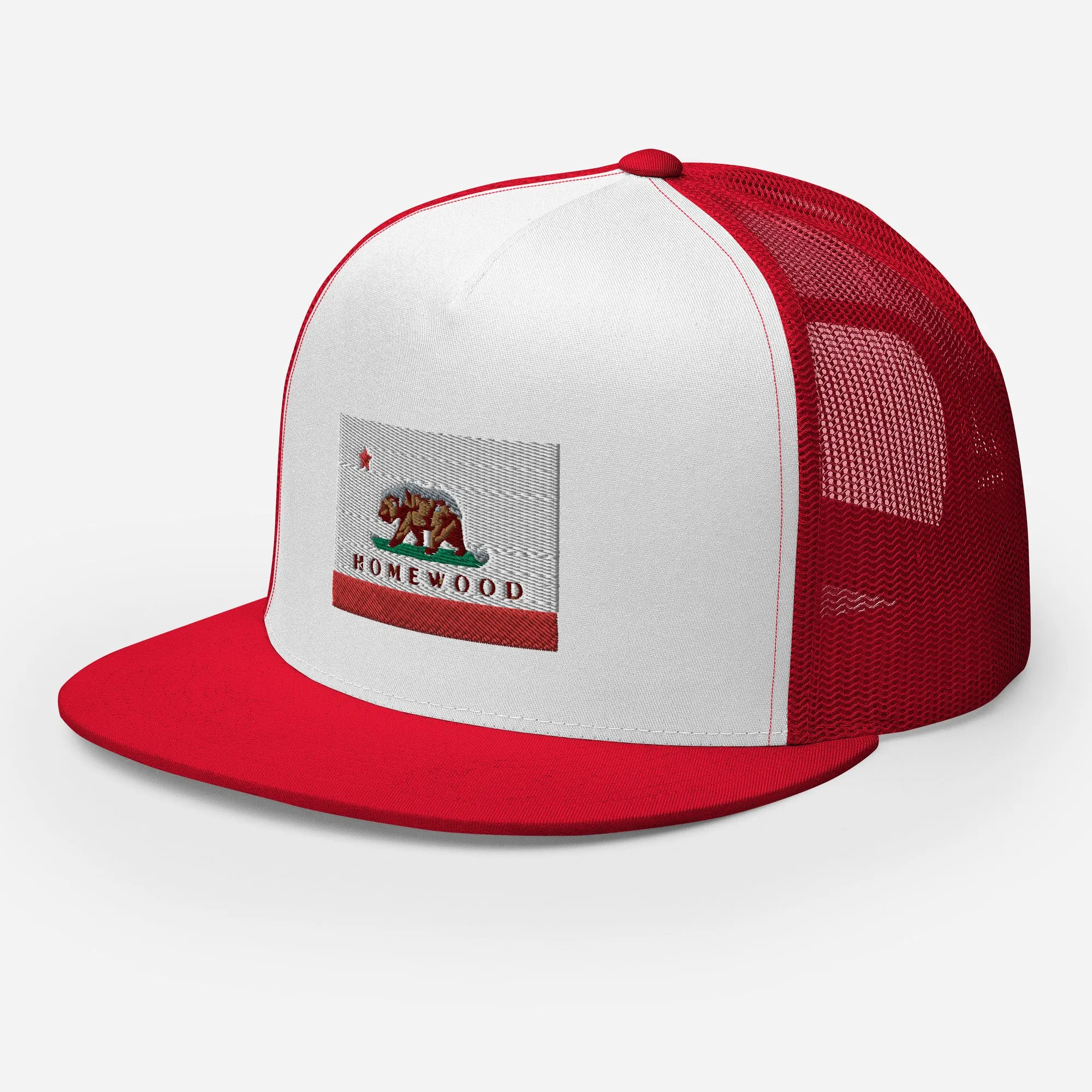 Homewood CA Flag Trucker Cap