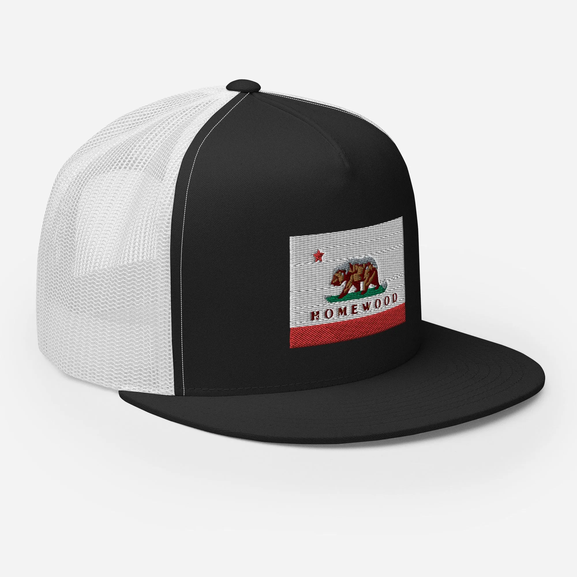 Homewood CA Flag Trucker Cap