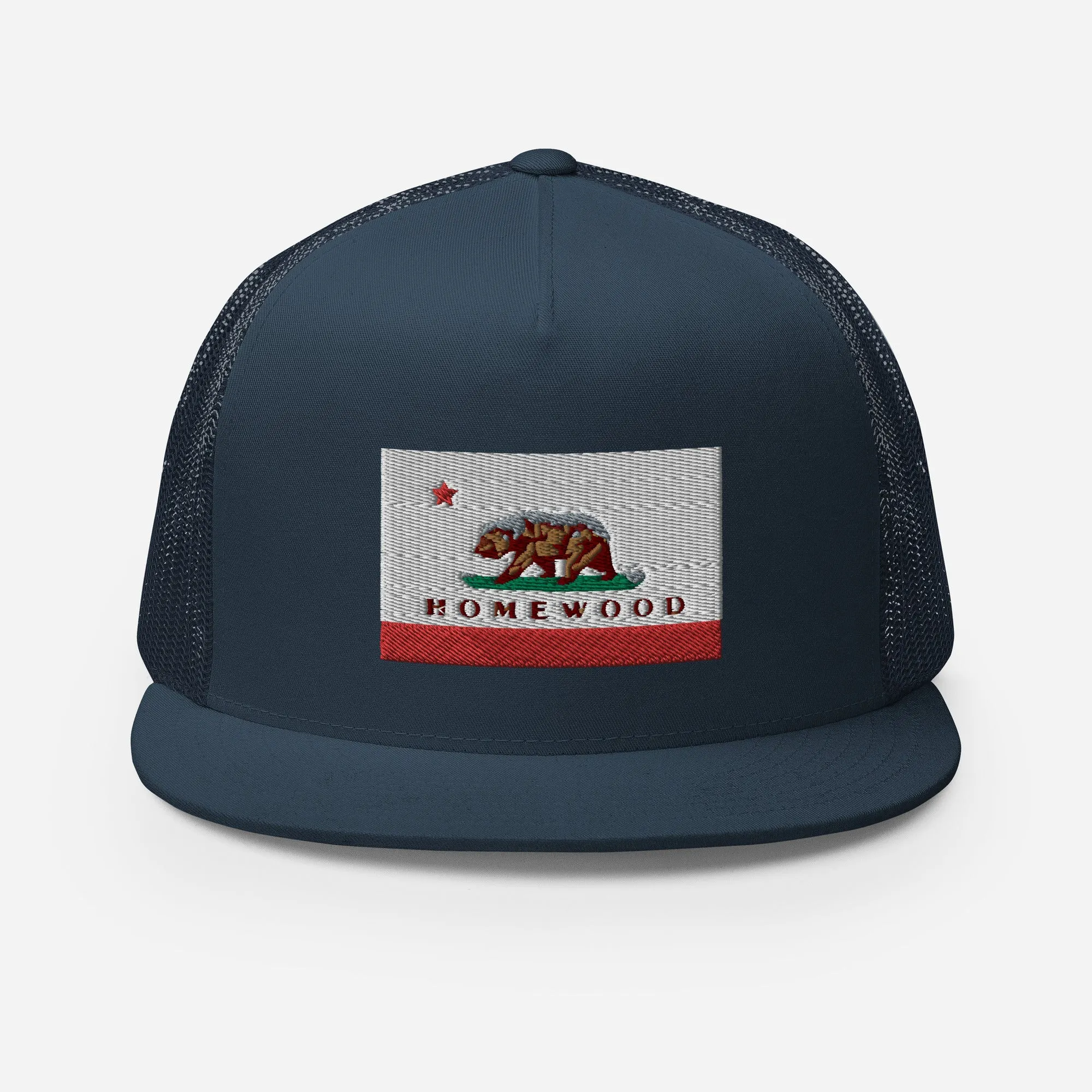 Homewood CA Flag Trucker Cap