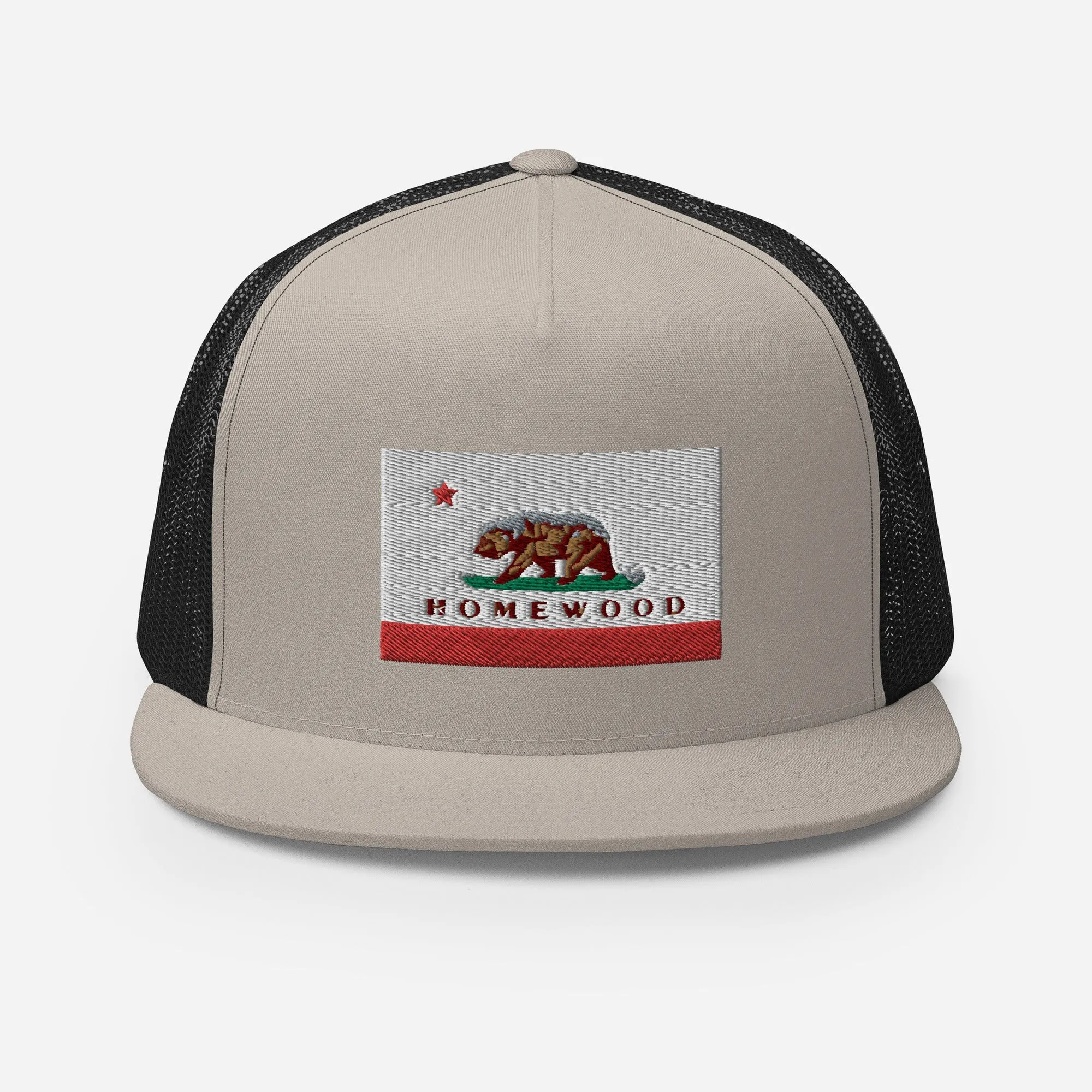 Homewood CA Flag Trucker Cap