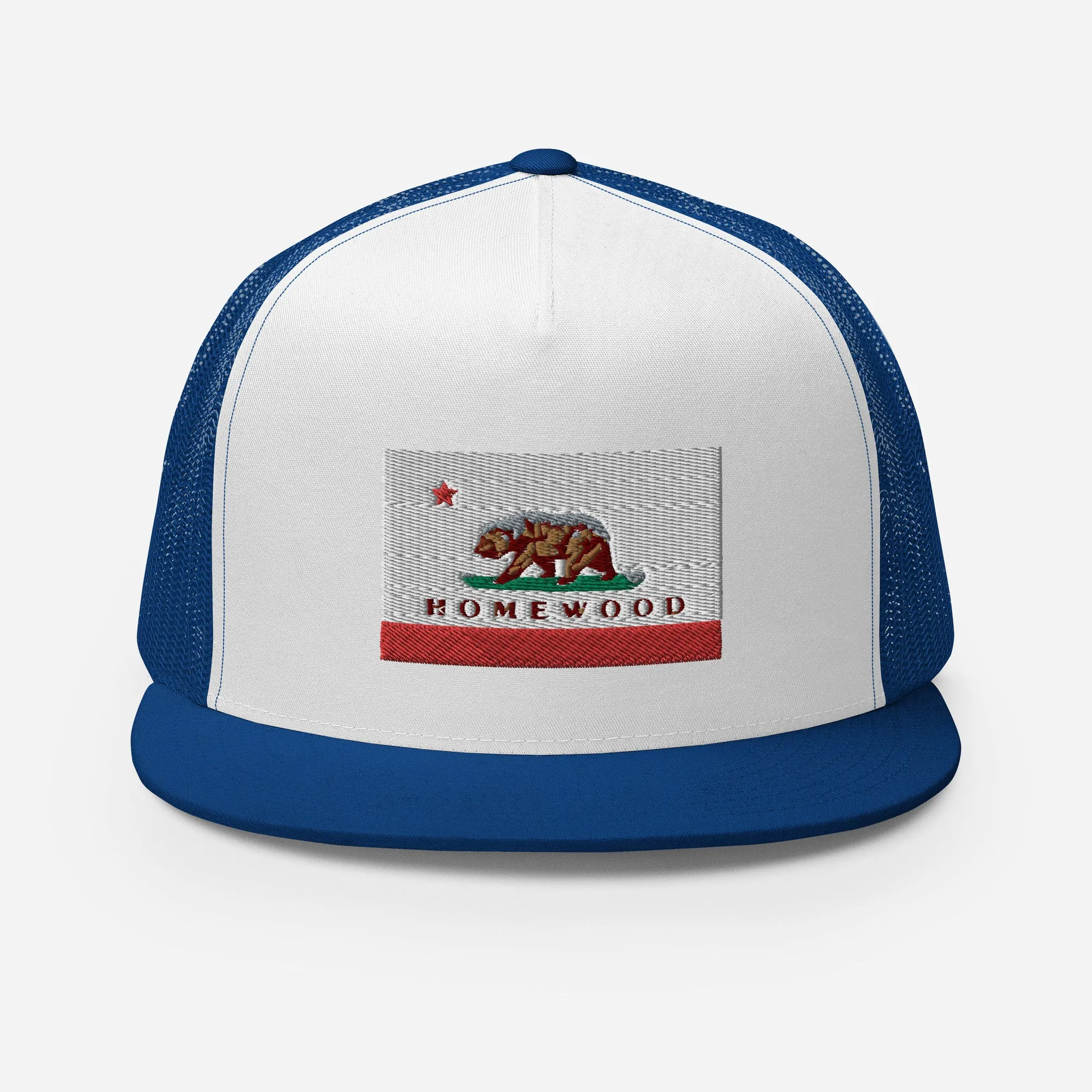 Homewood CA Flag Trucker Cap