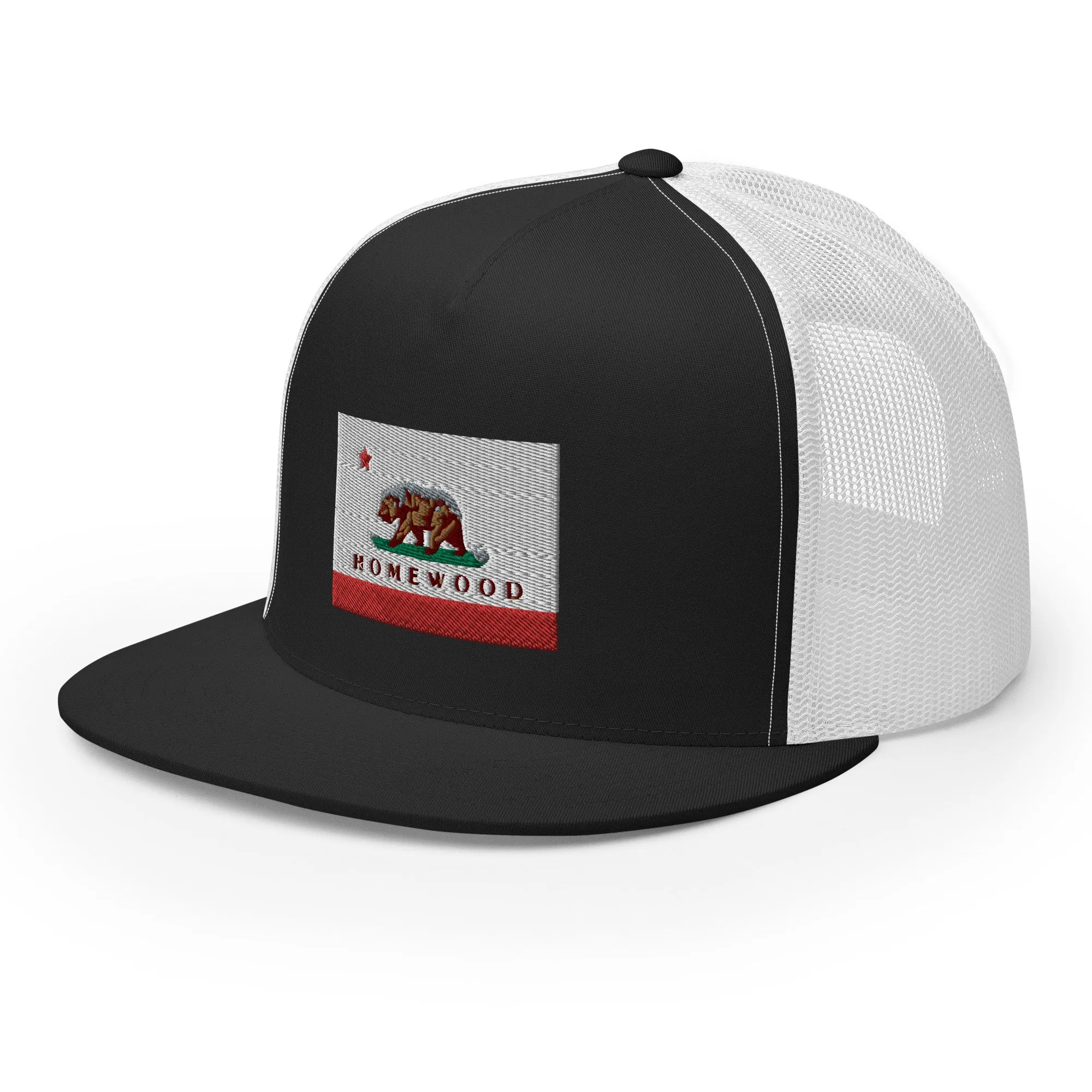 Homewood CA Flag Trucker Cap