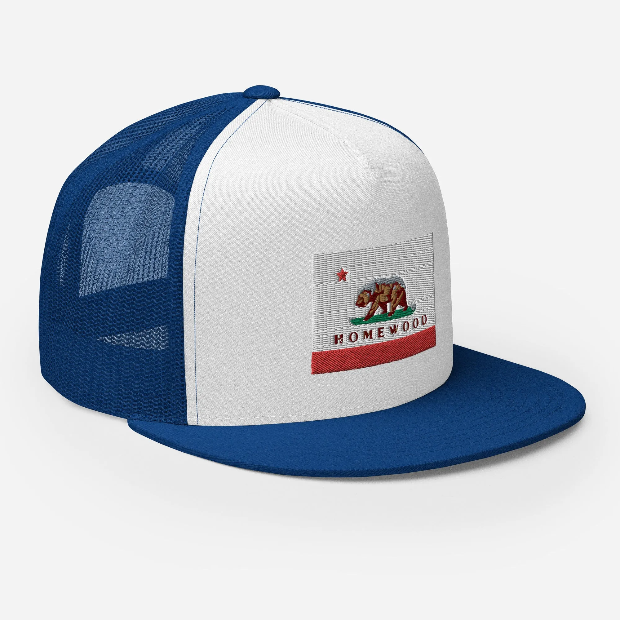 Homewood CA Flag Trucker Cap