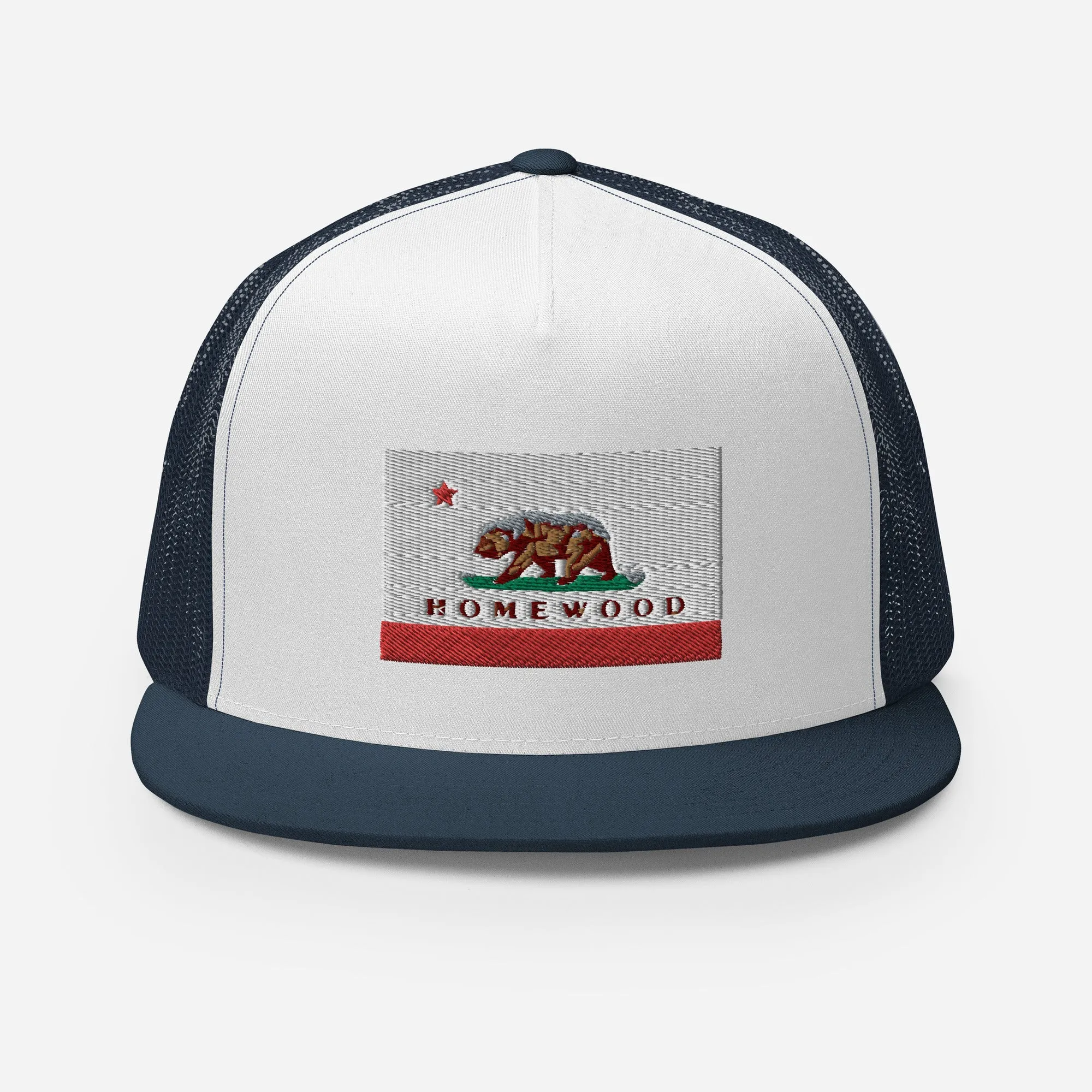 Homewood CA Flag Trucker Cap