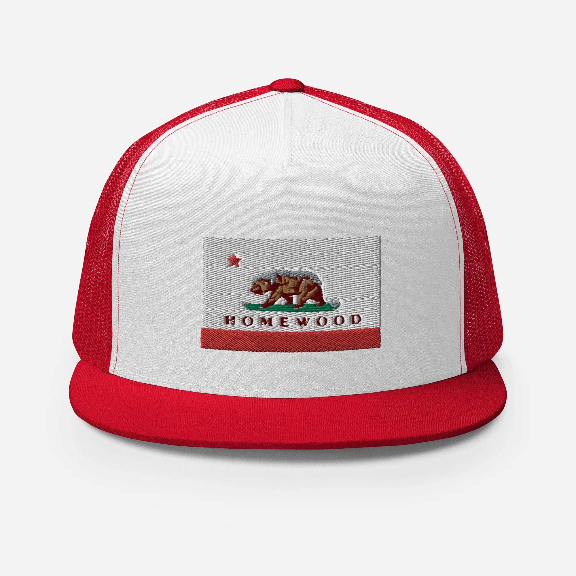 Homewood CA Flag Trucker Cap