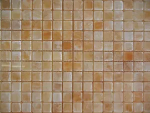 Honey Onyx Mosaic 5/8"x5/8" Polished