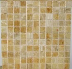 Honey Onyx Polished Mosaics Tiles 4x4 Sample of 1 X 1
