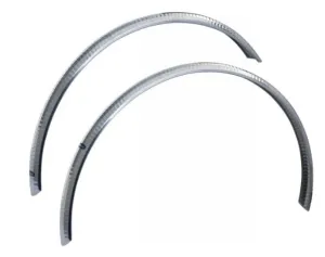 Honjo Polished H31C Hammered Mudguards