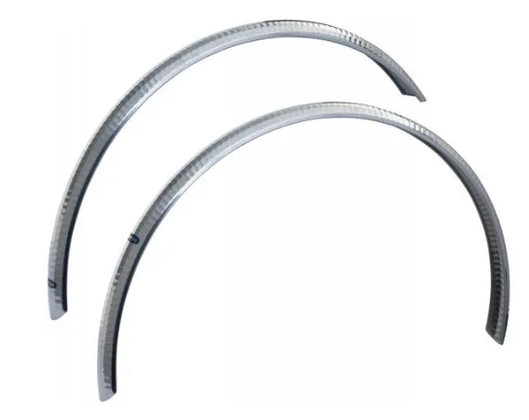 Honjo Polished H31C Hammered Mudguards