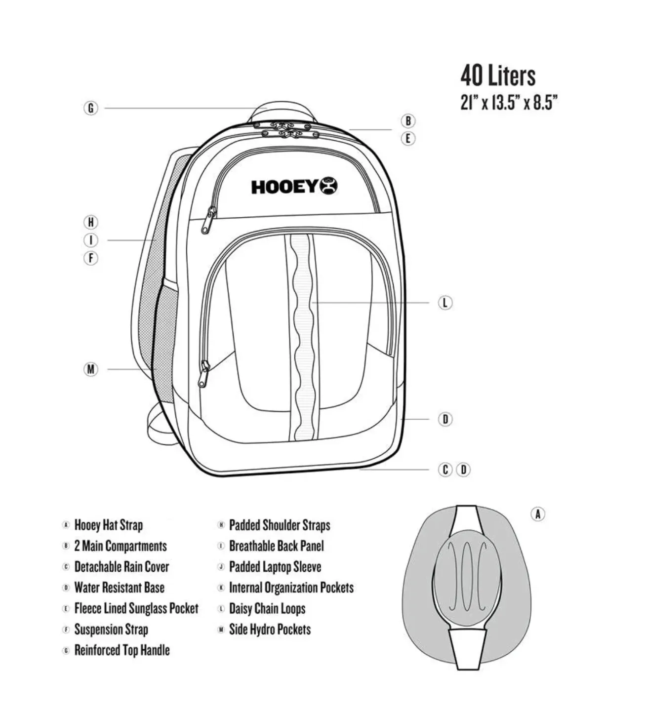 Hooey "Ox" Multi Colour Aztec Backpack