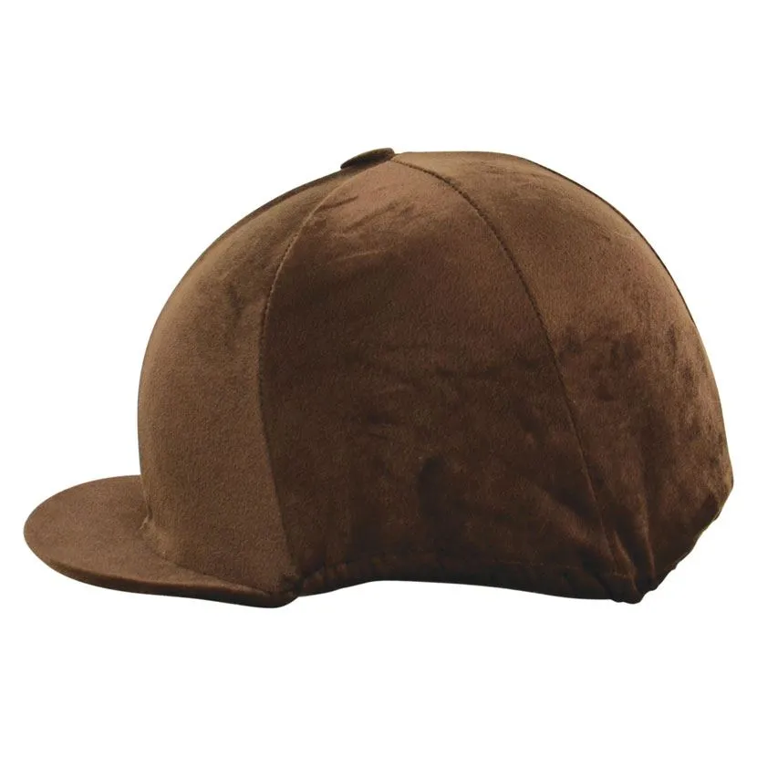 Hy Equestrian Velour Soft Velvet Hat Cover