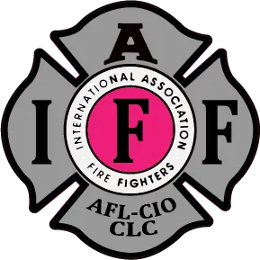 IAFF GREY/BLACK/PINK CENTER