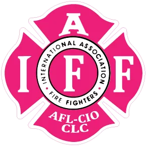 IAFF HOT PINK/WHITE