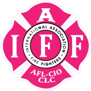 IAFF HOT PINK/WHITE