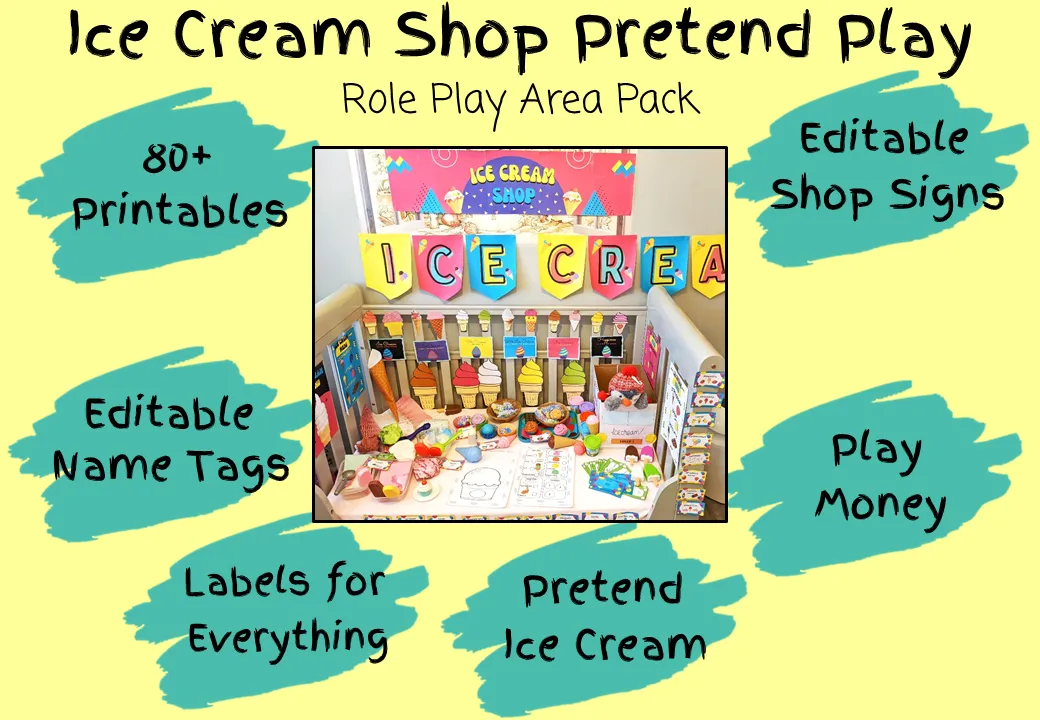 Ice Cream Shop Pretend Play