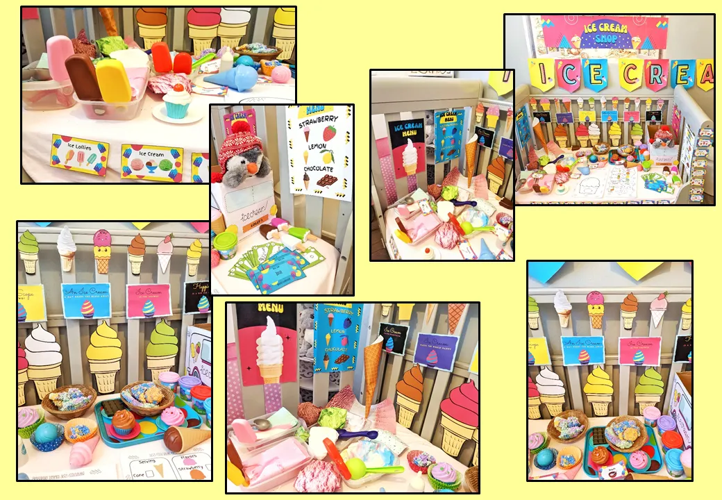 Ice Cream Shop Pretend Play