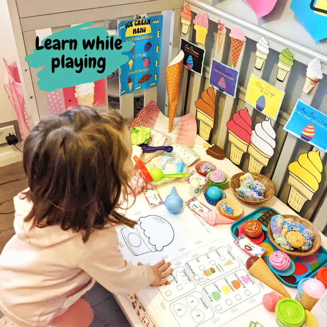 Ice Cream Shop Pretend Play